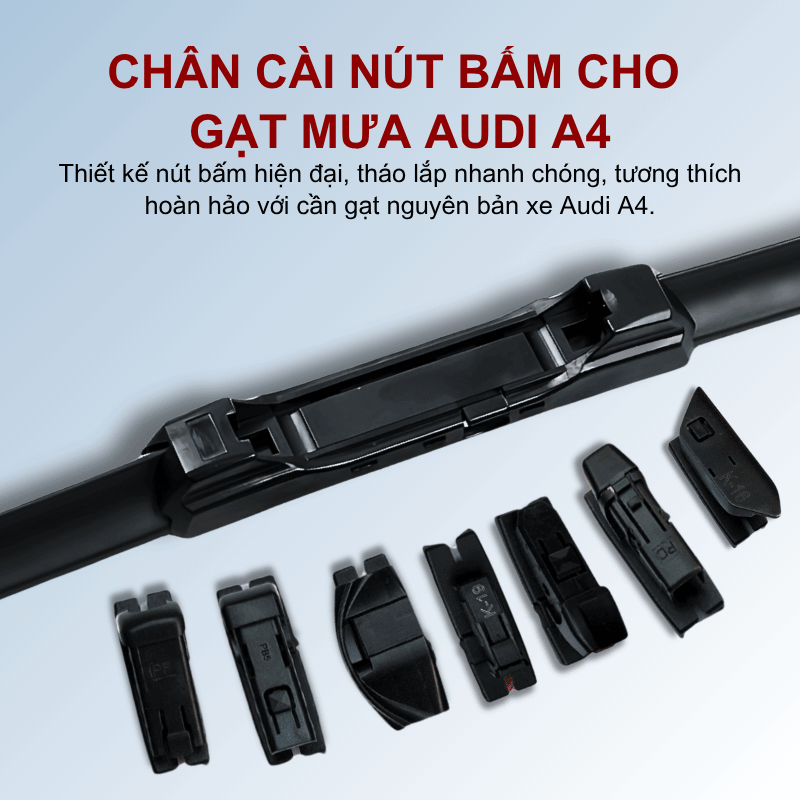 Bộ gạt mưa xe Audi A5 (2008-2025) siêu sạch siêu êm - Ảnh 3