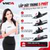 Bộ gạt mưa ô tô VICA thân mềm cao cấp siêu sạch siêu êm